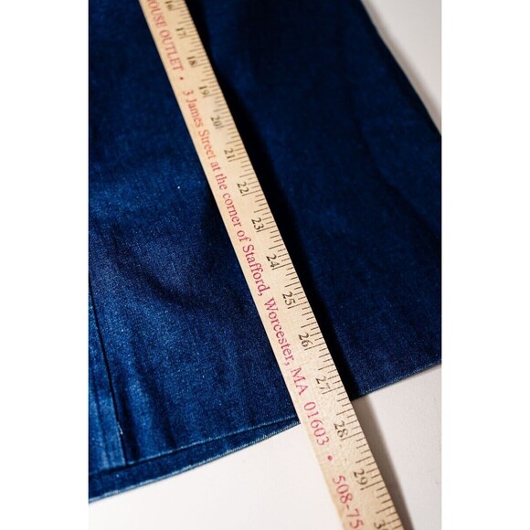 Vintage Cottage Tailor USA Union made jean denim skirt midi 10 womens lined - Picture 5 of 9